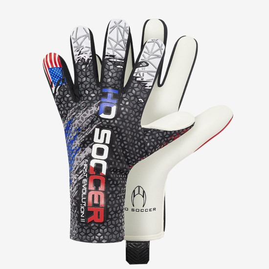 Sarung Tangan Kiper HO USA World Cup 2022 First Evolution Patriot Gloves Black White Red Blue 052.0169 Sarung Tangan Kiper HO USA World Cup 2022 First Evolution Patriot Gloves Black White Red Blue 052.0169