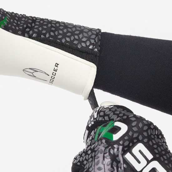 Sarung Tangan Kiper HO Wales World Cup 2022 First Evolution Patriot Gloves Black White Green 052.0170 Sarung Tangan Kiper HO Wales World Cup 2022 First Evolution Patriot Gloves Black White Green 052.0170