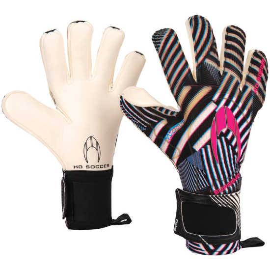 Sarung Tangan Kiper HO Supremo Pro II Dazzle Black White 510719