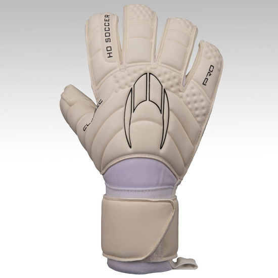 Sarung Tangan Kiper HO Soccer Classic Pro Roll Pro Strap SMU White 511248