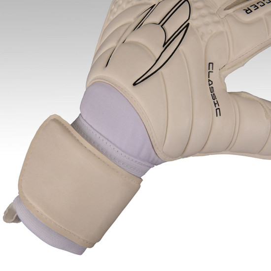 Sarung Tangan Kiper HO Soccer Classic Pro Roll Pro Strap SMU White 511248