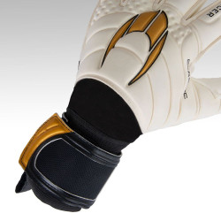 Sarung Tangan Kiper HO Soccer Classic Pro Roll Gold White Black Gold 515080