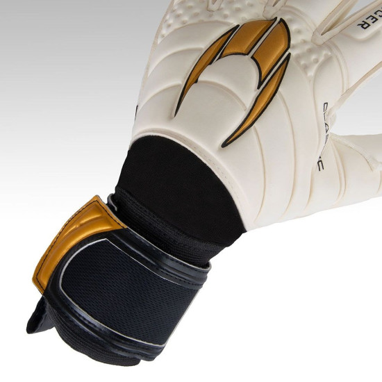 Sarung Tangan Kiper HO Soccer Classic Pro Roll Gold White Black Gold 515080 Sarung Tangan Kiper HO Soccer Classic Pro Roll Gold White Black Gold 515080