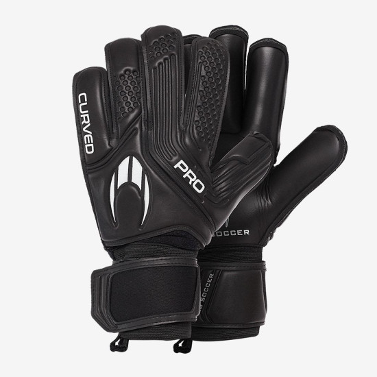 Sarung Tangan Kiper HO Pro Curved Black 52.002 Sarung Tangan Kiper HO Pro Curved Black 52.002
