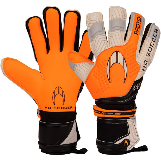 Sarung Tangan Kiper HO Soccer Negative Protek Orange 520019