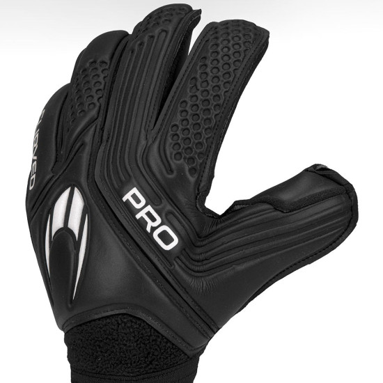 Sarung Tangan Kiper HO Soccer PC Roll Winter Fleece Black 520020