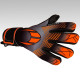 Sarung Tangan Kiper HO Soccer Phenomenon Pro III Negative Black Orange 520054