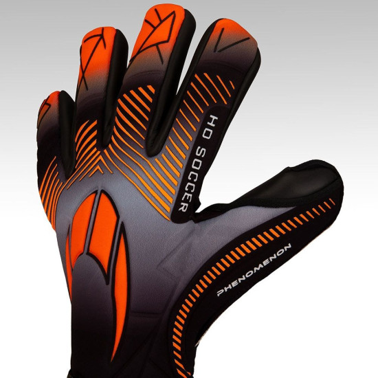 Sarung Tangan Kiper HO Soccer Phenomenon Pro III Negative Black Orange 520054