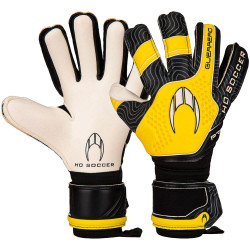 Sarung Tangan Kiper HO Soccer Guerrero Pro Negative Black Yellow 520055