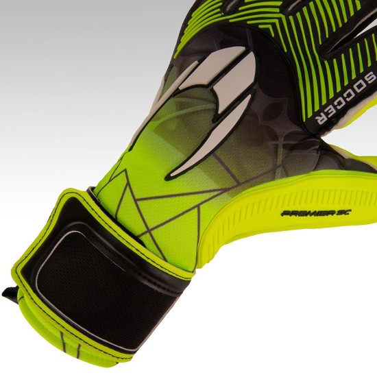 Sarung Tangan Kiper HO Soccer Premier SC Roll Negative Lime 520058 Sarung Tangan Kiper HO Soccer Premier SC Roll Negative Lime 520058