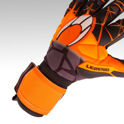 Sarung Tangan Kiper HO Soccer Legend Ultimate Orange Black 520065