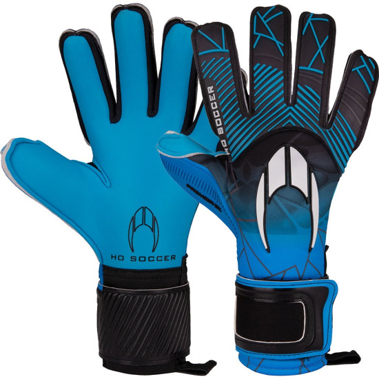 Sarung Tangan Kiper HO Soccer Premier SC Negative Blue 520089 Sarung Tangan Kiper HO Soccer Premier SC Negative Blue 520089