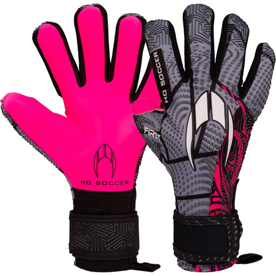 Sarung Tangan Kiper HO Soccer First Superlight Pink 520097