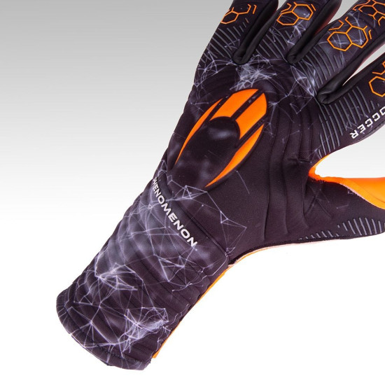 Sarung Tangan Kiper HO Soccer Phenomenon Magnetic III Black Orange 520128