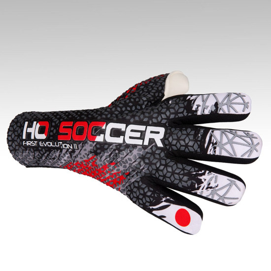 Sarung Tangan Kiper HO Soccer First Evolution Patriot Japan Black 520160