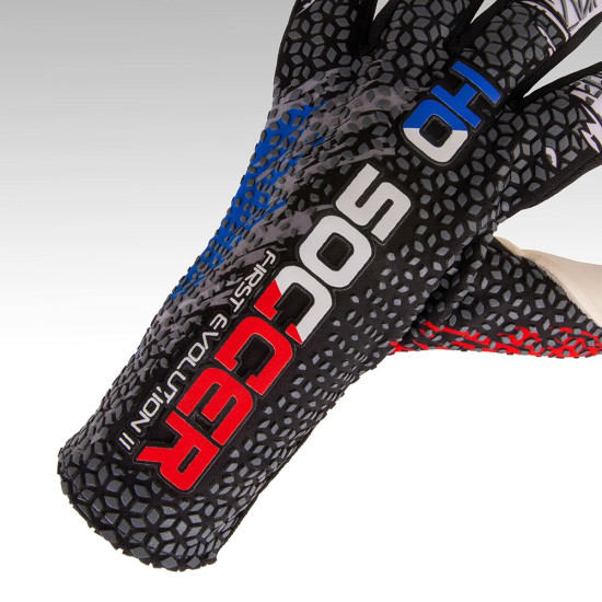 Sarung Tangan Kiper HO Soccer First Evolution Patriot USA Black 520169 Sarung Tangan Kiper HO Soccer First Evolution Patriot USA Black 520169