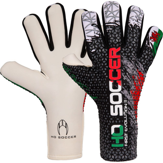 Sarung Tangan Kiper HO Soccer First Evolution Patriot Wales Black 520170 Sarung Tangan Kiper HO Soccer First Evolution Patriot Wales Black 520170
