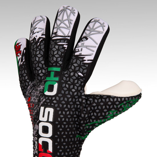 Sarung Tangan Kiper HO Soccer First Evolution Patriot Wales Black 520170 Sarung Tangan Kiper HO Soccer First Evolution Patriot Wales Black 520170