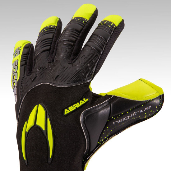 Sarung Tangan Kiper HO Soccer Aerial Negative Galaxy Lime 520193