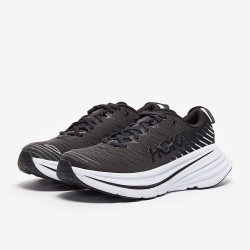Sepatu Lari Hoka Bondi X Black White 1113512-BWHT