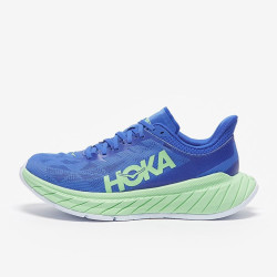 Sepatu Lari Hoka Carbon X 2 Dazzling Blue Green Ash 1113526-DBGA
