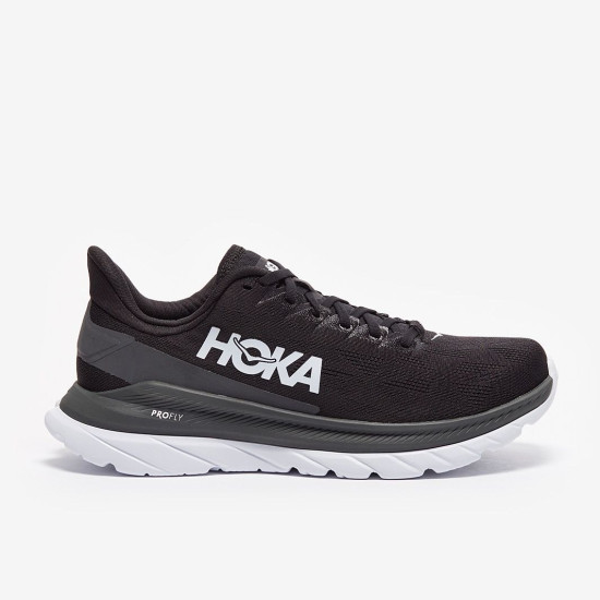 Sepatu Lari Womens Hoka Mach 4 Black Dark Shadow 1113529-BDSD Sepatu Lari Womens Hoka Mach 4 Black Dark Shadow 1113529-BDSD