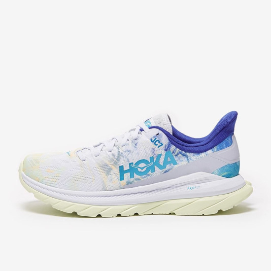 Sepatu Lari Womens Hoka Mach 4 White 1113529-TGT Sepatu Lari Womens Hoka Mach 4 White 1113529-TGT
