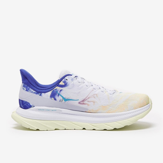 Sepatu Lari Womens Hoka Mach 4 White 1113529-TGT Sepatu Lari Womens Hoka Mach 4 White 1113529-TGT