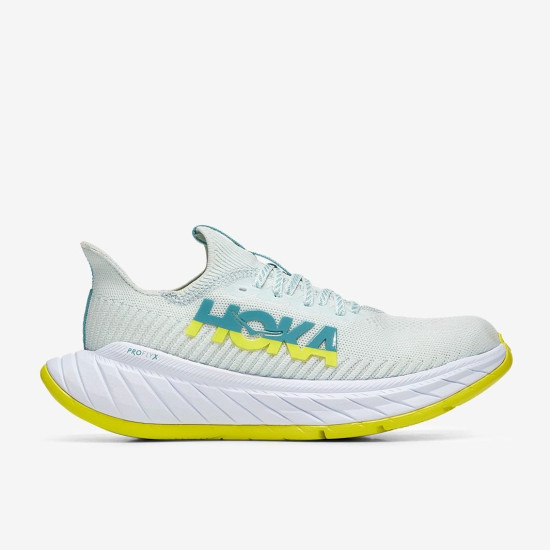 Sepatu Lari Womens Hoka Carbon X 3 Billowing Sail Evening Primrose 1123193-BSEP