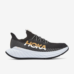 Sepatu Lari Womens Hoka Carbon X 3 Black White 1123193-BWHT