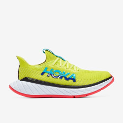 Sepatu Lari Womens Hoka Carbon X Evening Primrose Scuba Blue 1123193-EPSB