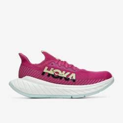 Sepatu Lari Womens Hoka Carbon X 3 Festival Fuchsia Black 1123193-FFBL