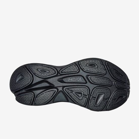 Sepatu Lari Hoka Bondi 8 Black Black 1123202-BBLC