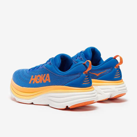 Sepatu Lari Hoka Bondi 8 Coastal Sky Vibrant Orange 1123202-CSVO