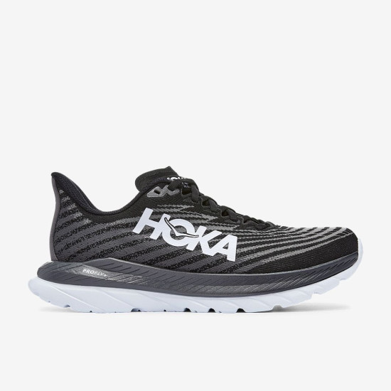 Sepatu Lari Womens Hoka Mach 5 Black Castlerock 1127894-BCSTL