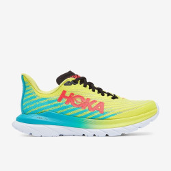 Sepatu Lari Womens Hoka Mach 5 Evening Primrose Scuba Blue 1127894-EPSB