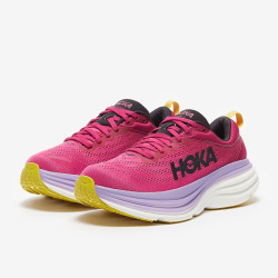 Sepatu Lari Womens Hoka Bondi 8 Cherries Jubilee Pink Yarrow 1127952-CJPY