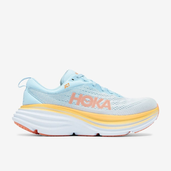 Sepatu Lari Womens Hoka Bondi 8 Wide Summer Song Country Air 1127954-SSCA Sepatu Lari Womens Hoka Bondi 8 Wide Summer Song Country Air 1127954-SSCA