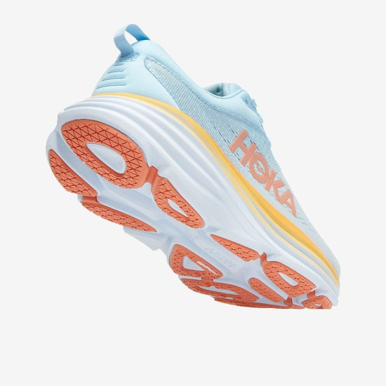 Sepatu Lari Womens Hoka Bondi 8 Wide Summer Song Country Air 1127954-SSCA Sepatu Lari Womens Hoka Bondi 8 Wide Summer Song Country Air 1127954-SSCA