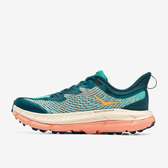 Sepatu Lari Womens Hoka Mafate Speed 4 Deep Teal Water Garden 1131056-DTWGR Sepatu Lari Womens Hoka Mafate Speed 4 Deep Teal Water Garden 1131056-DTWGR