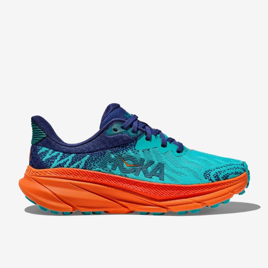 Sepatu Lari Womens Hoka Challenger 7 Creramic Vibrant Orange 1134498-CVOR