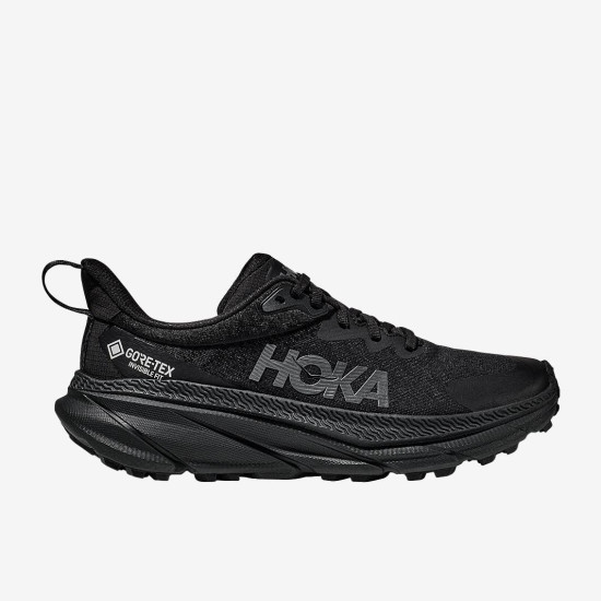 Sepatu Lari Womens Hoka Challenger 7 GTX Black Black 1134502-BBLC