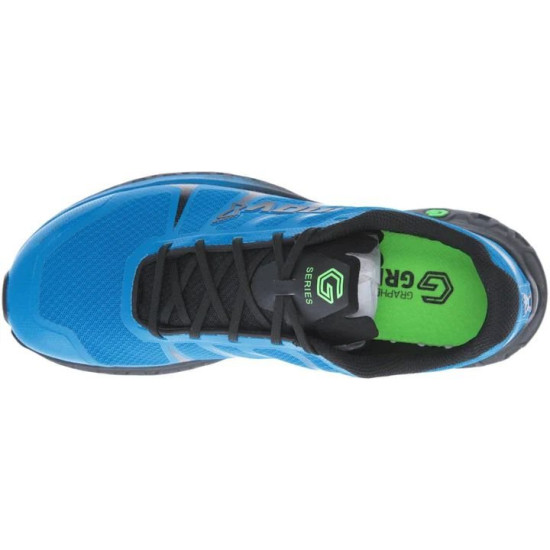 Sepatu Lari Inov-8 TrailFly Ultra G 300 Max Trail Blue Black 000977-BLBK-6.5