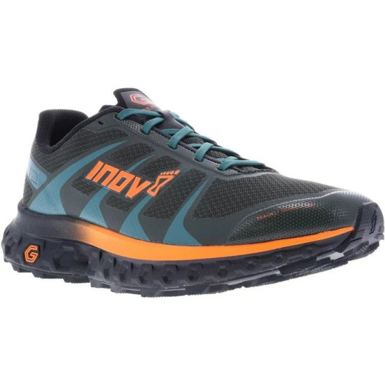 Sepatu Lari Inov-8 TrailFly Ultra G 300 Max Trail Olive Orange 000977-OLOR-7