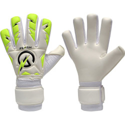 Sarung Tangan Kiper Keeper ID goalPROOF Flash Negative White Volt GP2201