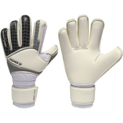 Sarung Tangan Kiper Keeper ID Goalproof Pro Roll Finger White Silver Black KP2101