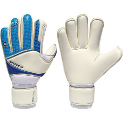 Sarung Tangan Kiper Keeper ID Goalproof Pro FingerSafe Roll Finger White Blue Royal KP2102