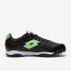 Sepatu Futsal Lotto Stadio 300 II TF Black Spring Green 211646-1NI