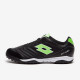 Sepatu Futsal Lotto Stadio 300 II TF Black Spring Green 211646-1NI