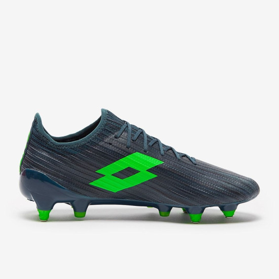 Sepatu Bola Lotto Solista 200 III SG Atlantic Deep Spring Green Hydro Green 212377-6WA